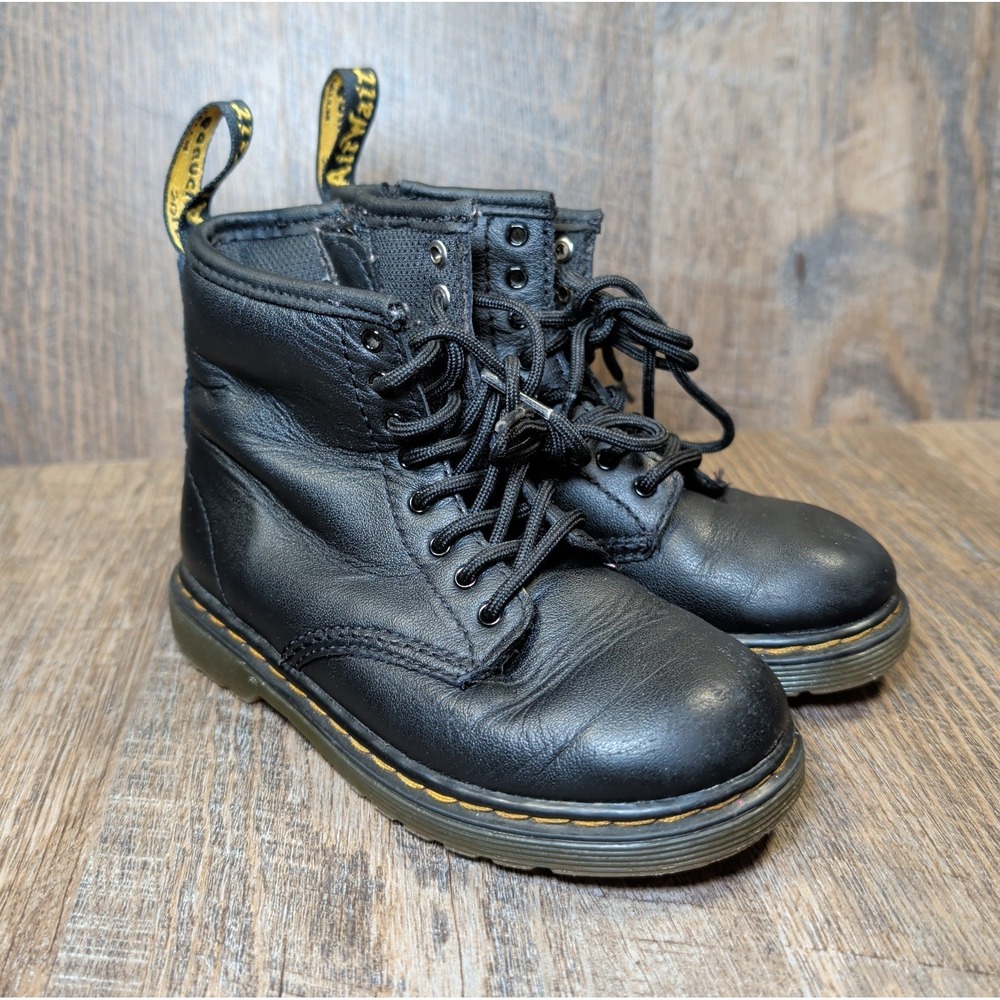 Dr Martens 1460 T Boot Black Toddler Size 10 Kids Girls Boys Size 10 Side Zip